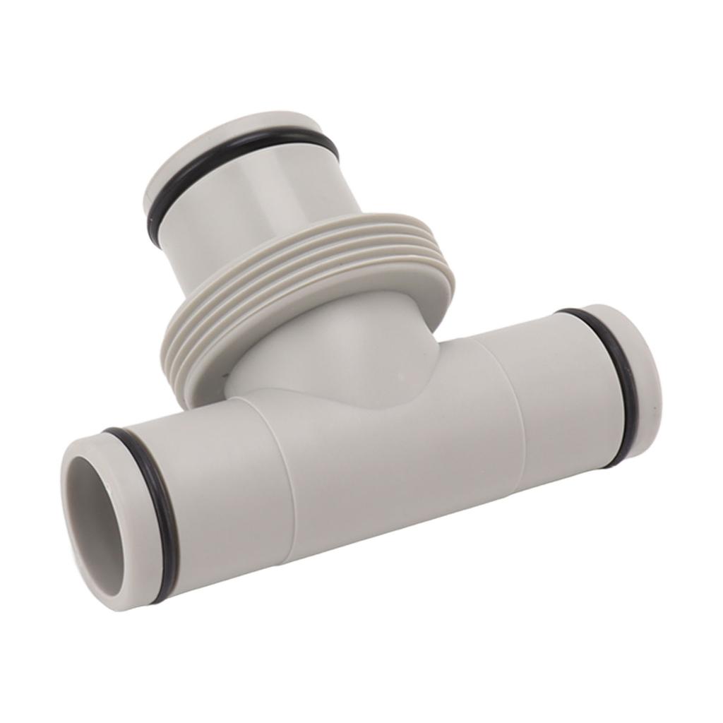 Pool Hose Adapter T Shape Threaded Pump Connector 1.5in To 1.25in Connection Hose Plunger for Pool