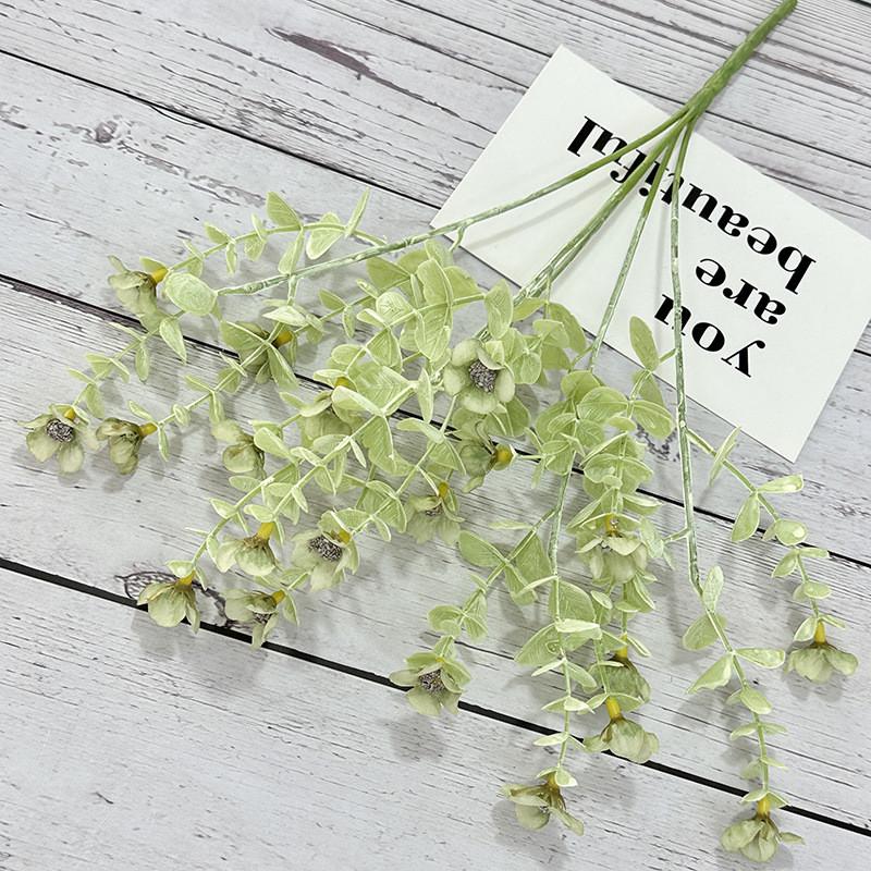 Dream Eucalyptus Blue Flower Bundle With Handmade Craft For Decoration Household