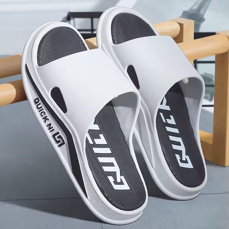 Papuci noi de bărbați pentru vară, pentru exterior, papuci de interior, pantofi de casă anti-alunecare și rezistenți la mirosuri, papuci de bărbați