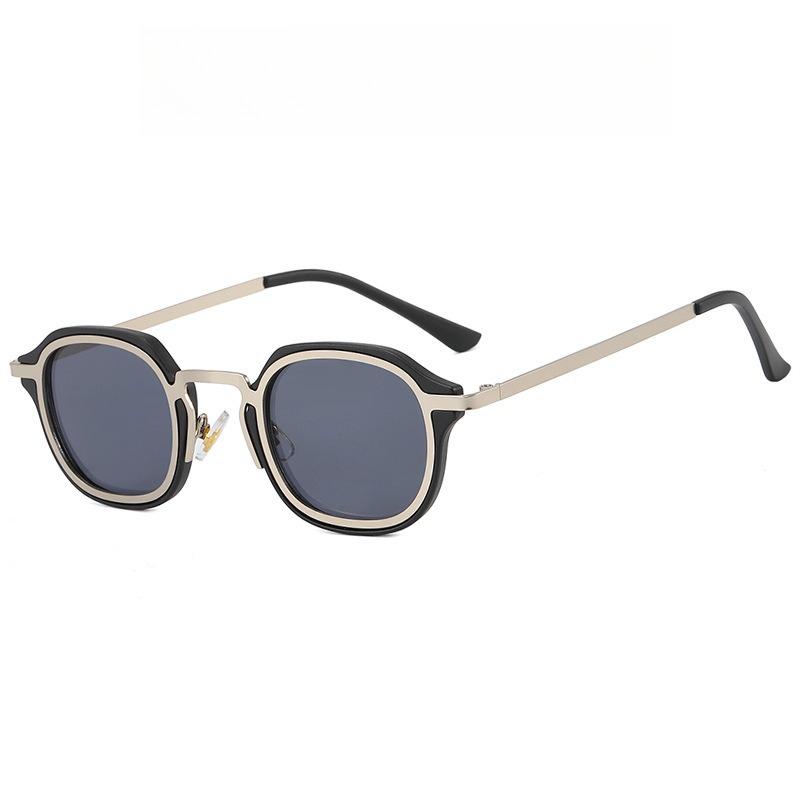 Punk Square Sunglasses Men Women Retro Black Driving Shades Eyewear Female Vintage Brand Designer UV400 Sun Glasses Oculos
