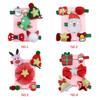 5pcs Christmas Hair Clip Hairpin Baby Girls Children Headdress Duckbill Clip Barrettes - Style 3