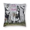 Classic Banksy Street Graffiti Pop Art Square Throw Pillow Case Home Decorative Girl With Red Balloon Cushion Cover For Sofa Car