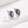 Bolaijewelry Natural Iolite Silver Clasp Awesome Earring for Women & Sister Birthday & Party Fine Jewelry Gift
