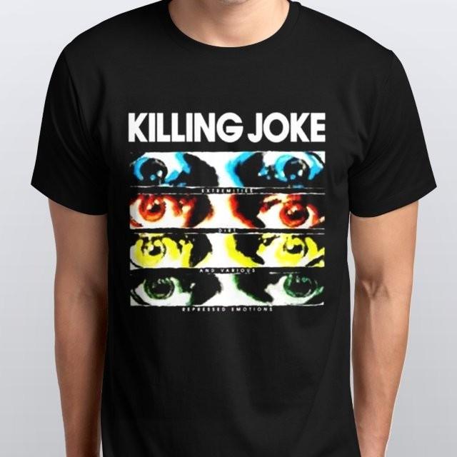 KILLING JOKE EXTREMITIES T-SHIRT sizes S M L XL XXL 3 4 XL colours Black S