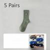5 Pairs of Boys Summer Pure Cotton Anti Odor 7a Anti Bacterial Sports Tube Socks