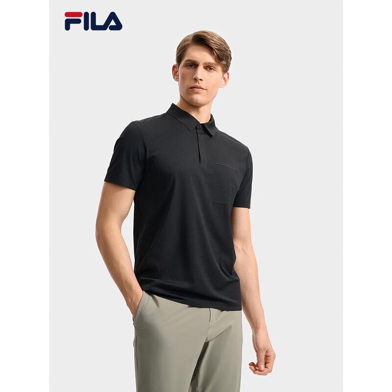 FILA Men s Cooling Knit Short-Sleeve Polo Shirt M