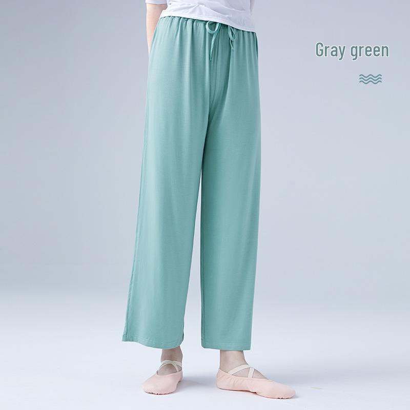 Women's High-Waisted Modal Dance Pants - Classical & Modern Styles