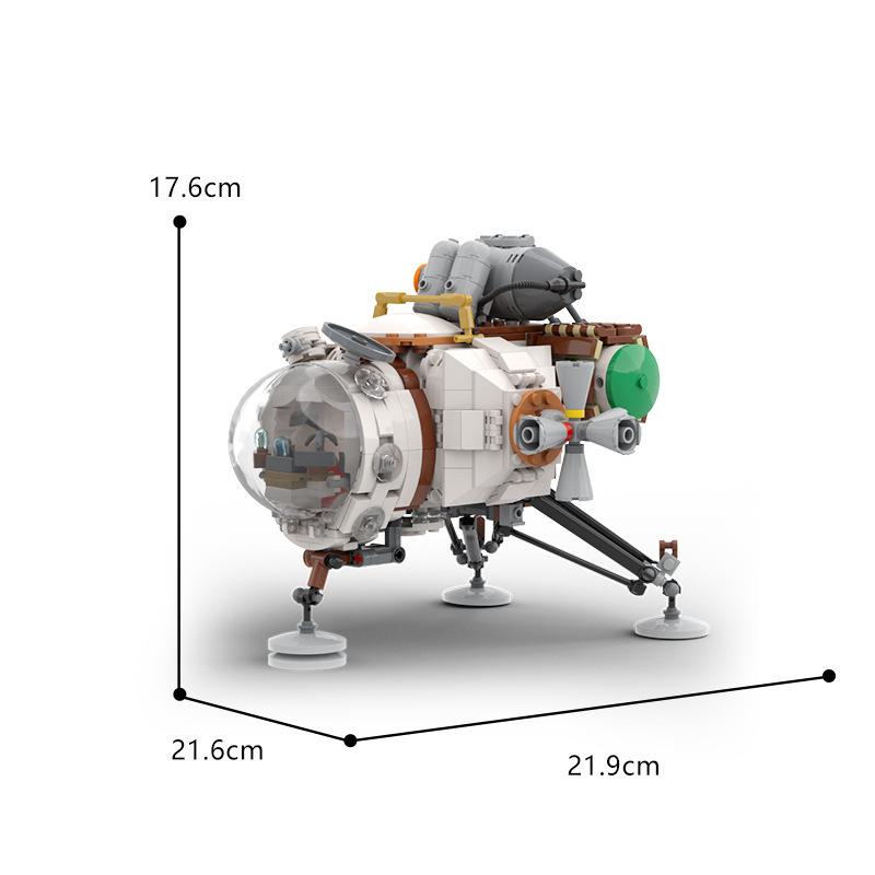 Educational Space Exploration Ship Building Blocks Model Toy For Kids - Assembly Model Kit For Children'S Learning And Fun