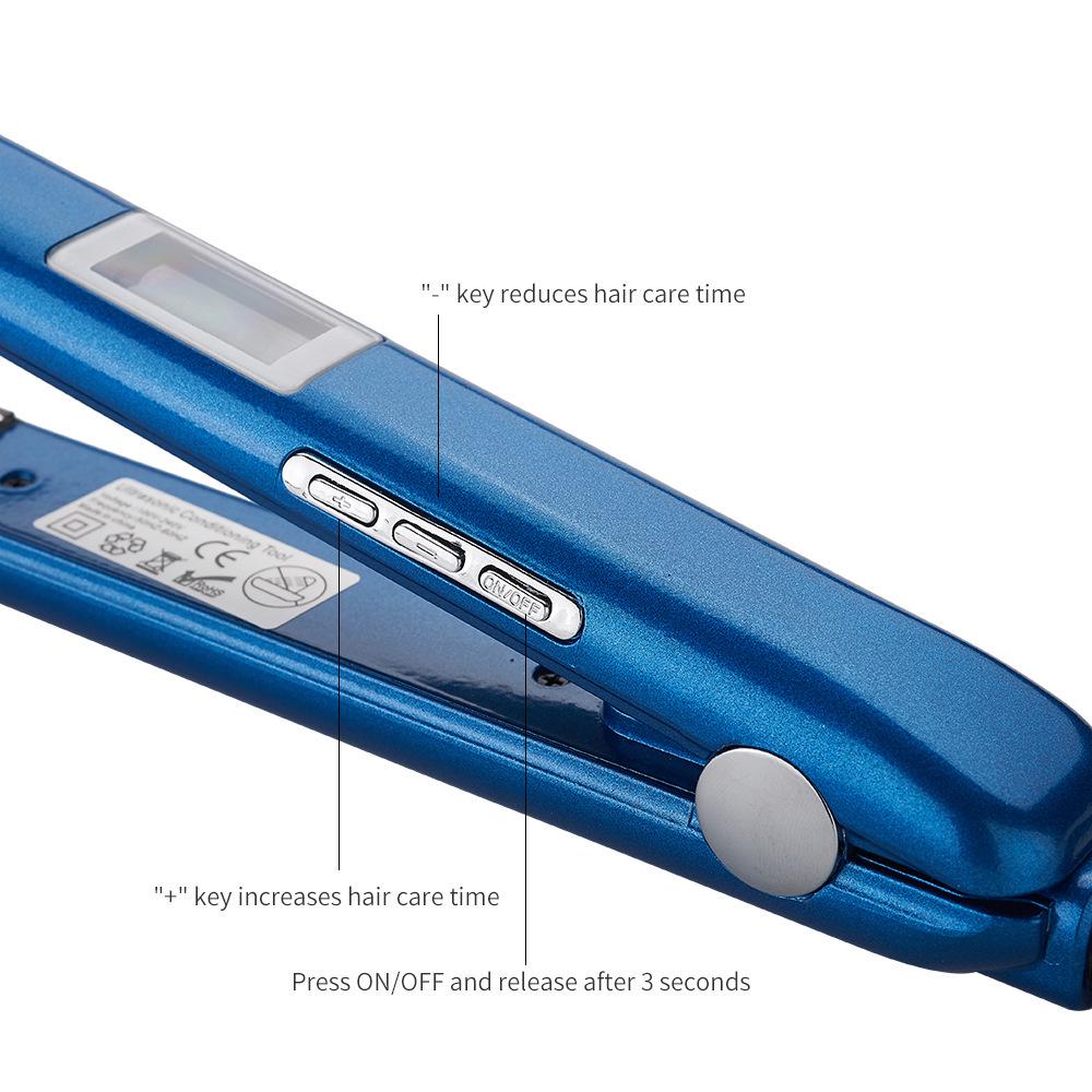 Ceramic Dual-Use Ultrasonic Infrared Curling & Straightening Iron