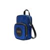 Gucci Borsa a tracolla mini in nylon GG blu reale con patch GUCCI per uso quotidiano unisex