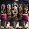 Carving Viking Gods Ornaments Resin Crafts Myths and Legends Statue Freya Statue  Home Decoration
