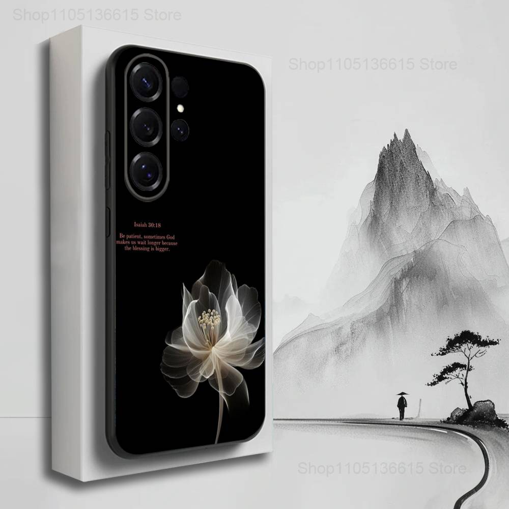 Believe Art Lsaiah 43-19 Case For Samsung S22,S25,S20,S10,Plus,Ultra,S24,S23,FE,S21,S9,Lite,Soft Silicone Black