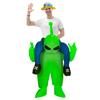 Halloween Spoof Dress Up Props Adult Riding Alien Inflatable Suit