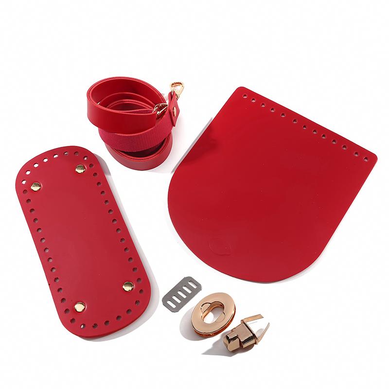 1/6pcs Handmade Bag Bottom Flap Cover Hardware For Bags DIY HandBag Shloulder Straps For Knitting Bags Handbag Crossbody Bags