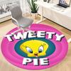 1pc Looney Tunes Tweety Pie Office Round Area Rug, Under Office Chairs Bedroom Living Room Home Decor  A1022305