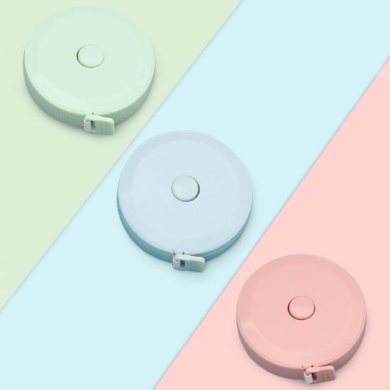 2Pcs 1.5M Soft Ruler Double Scale Standard Metric Soft Retractable Accurate Measurement Easy To Carry Women Body Measure Tapeline