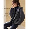 Women's Casual Hooded Wool Coat