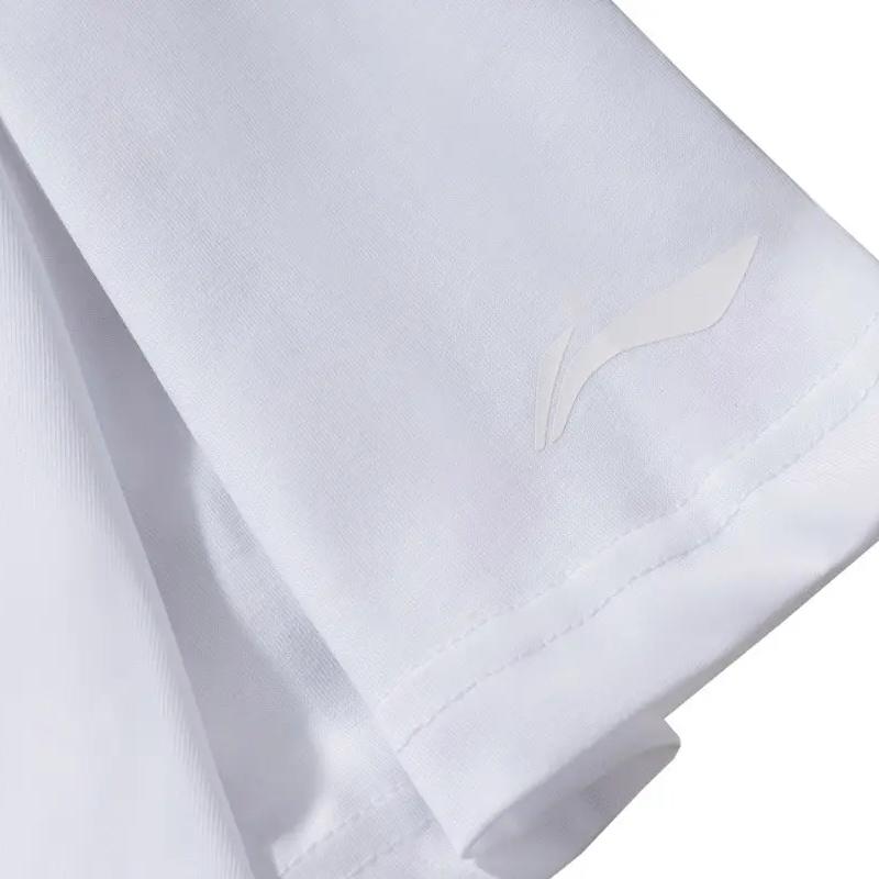 Li Ning Basketball Printed Pattern Round Neck Pullover Short Sleeve T-Shirt Fashion Loose Versatile Shorts Casual Sports Set AHSUA27-1+AKST543-3