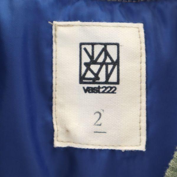 Nieużywana VAST222 19AW wyprodukowana w Japonii kurtka bejsbolowa 2 zielona bluza męska używana