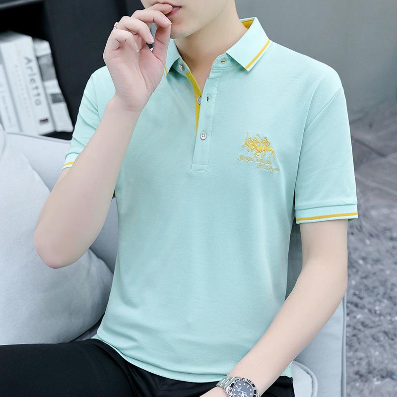 2026 Men's Short Sleeve Polo T-Shirt, New Style Lapel Casual Top