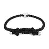 Celine Logo Metal Bracelet Men Bracelets Black 460NI2SIB36BS