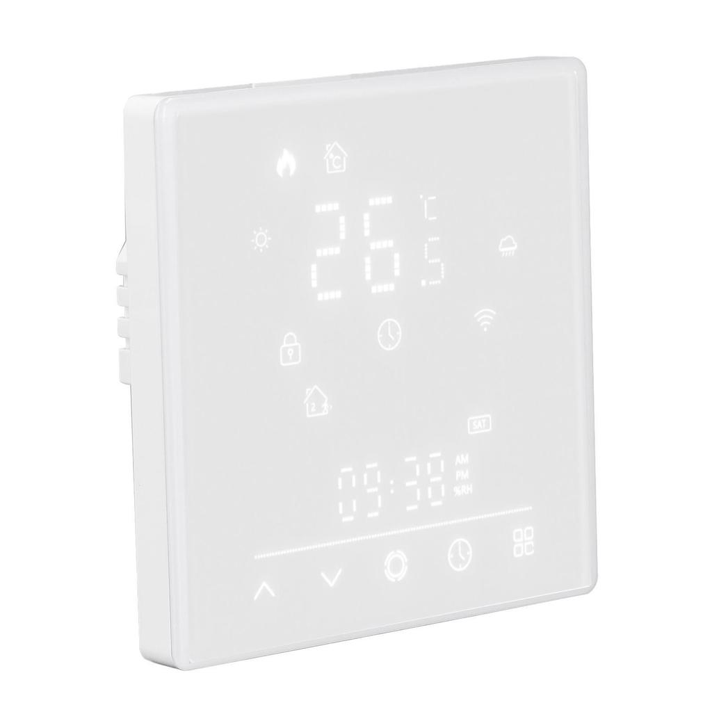 Smart Thermostat Electric Heating Smart Temperature Control Switch for Home 16A 95240V AC White