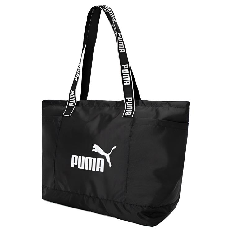 New PUMA Fabric Sports Bag, Handbag, Shoulder Bag Unisex Black 079464-01