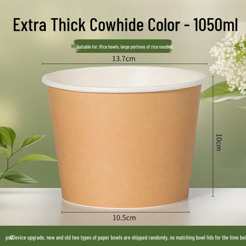 ZISIZ Disposable Paper Bowl & Cutlery Set