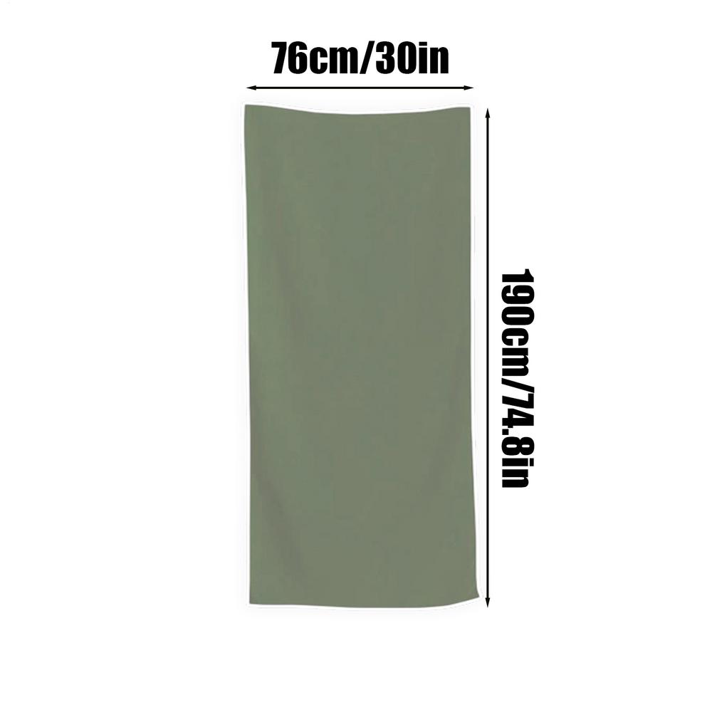 

New Multifunctional Outdoor Magnetic Bath Towel Portable double-sided velvet Magnet Towels Quick-drying Beach Towel Fiber Bath зелений