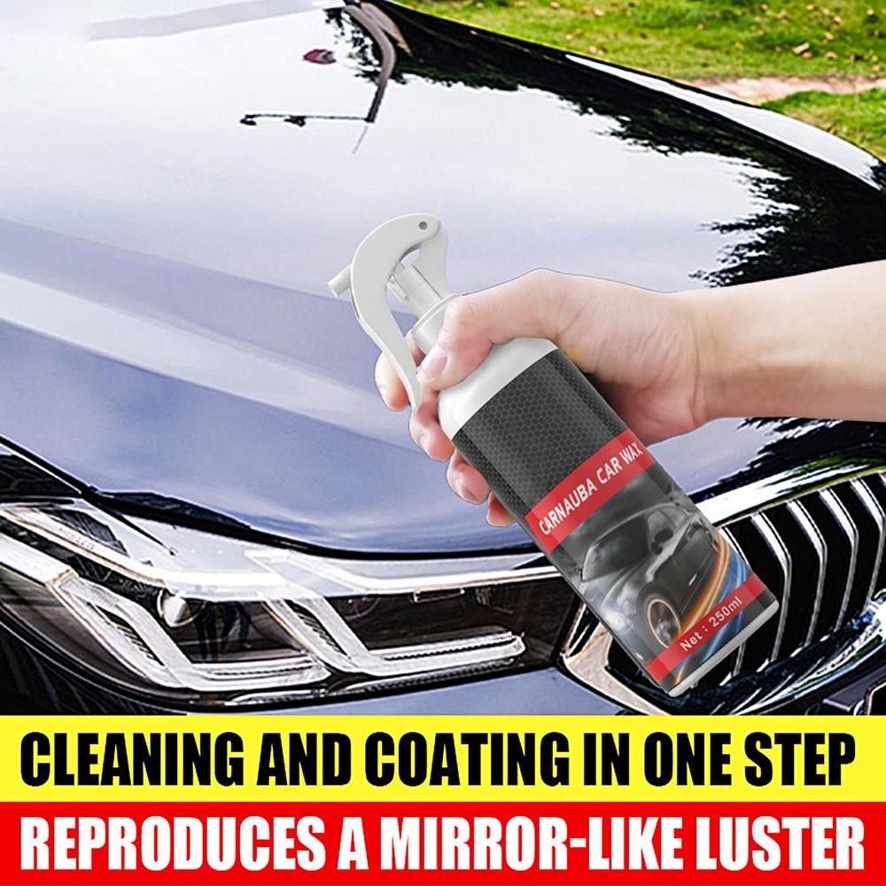 Car Shine Spray Exterior Multifunctional Spray Coating Agent Car Wax Polish Spray Portable Car Wax Ceramic Coating Coating