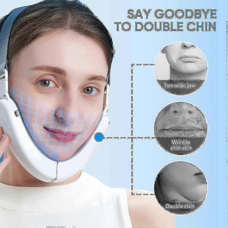 Electric V-face Shaping Beauty Belt, Double Chin Reducer Machine, Ems Face Lifting Machine JU