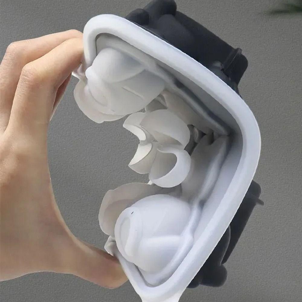 Silicone Cat-Shaped Ice Cube Tray Food Grade Cat Ice Grid Mold New Ice Making Box