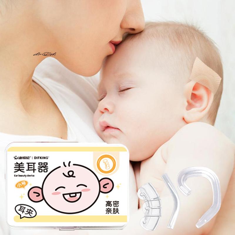 Silikon Baby Ohrkorrektur Abstehende Ohren Unterstützung Ohrmuschel Valgus Korrektur Patch Baby Ohrenstützwerkzeug für Deformierung