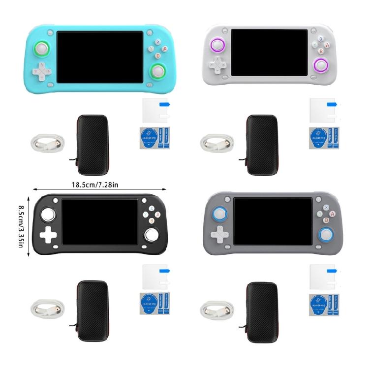 4.3inch Handheld Retro Game Console 64G/128G Expandable Memory Lightweight Portable 3000mAh Preloaded Classical Game