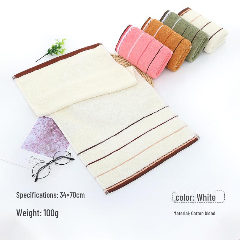 Embroidery Men's Face Towel - Soft & Thickened Cotton for Home Use, Customizable Gift