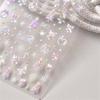 1PCS French Jelly Nail Stickers Dreamy Bubble Meteor Butterfly Star Moon Self Adhesive Stickers For Nail DIY Nail Art Decoration