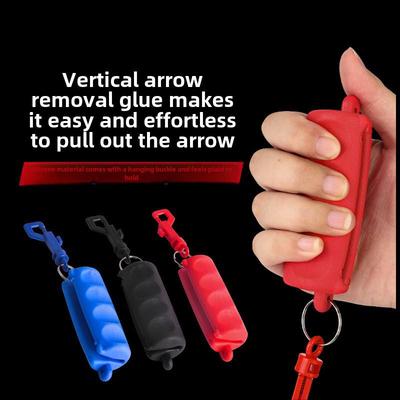 Multi-Color Rubber Arrow Puller for Archery Practice and Competition