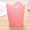 Hollow Flower Simplicity Brush Storage Pen Pencil Pot Holder Container Desk Organizer Gift