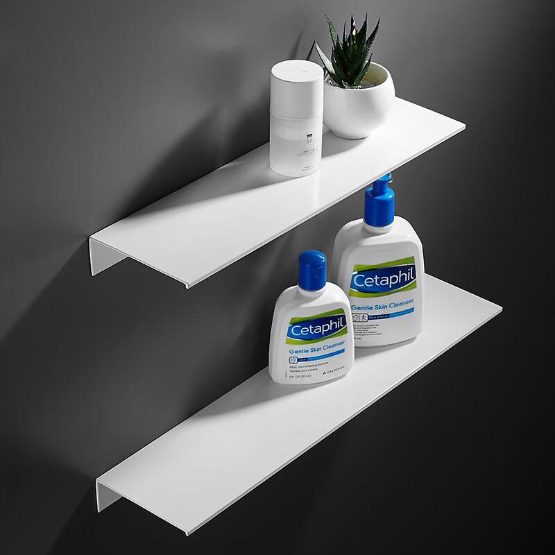 Wall-Mounted Aluminum Bathroom Storage Shelf