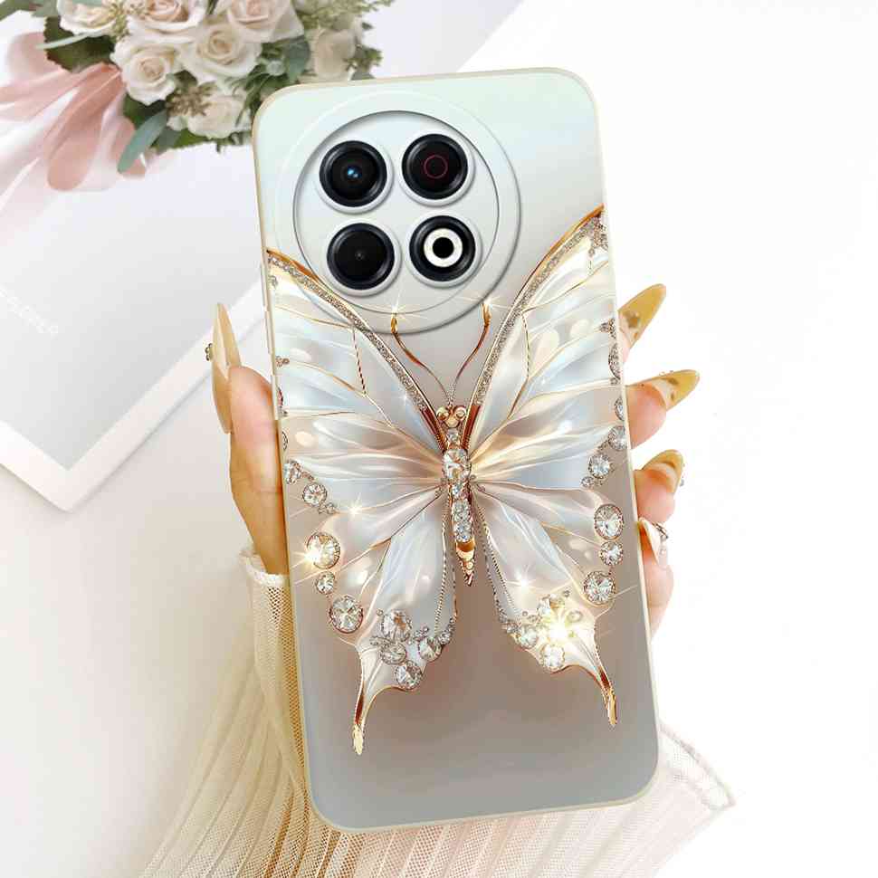 For Tecno Spark 30 Pro 4G KL7 Case Butterfly Dragon Soft Silicone Cover For Tecno Spark30 Spark 30 Pro Shockproof Phone Cases