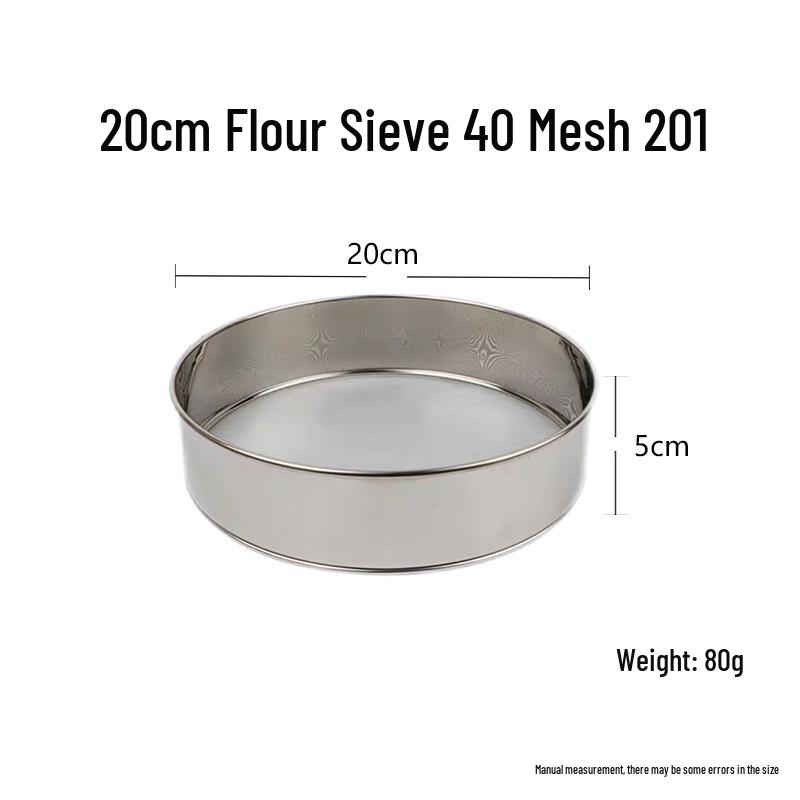 Stainless Steel Fine Mesh Flour and Sugar Sifter Tool