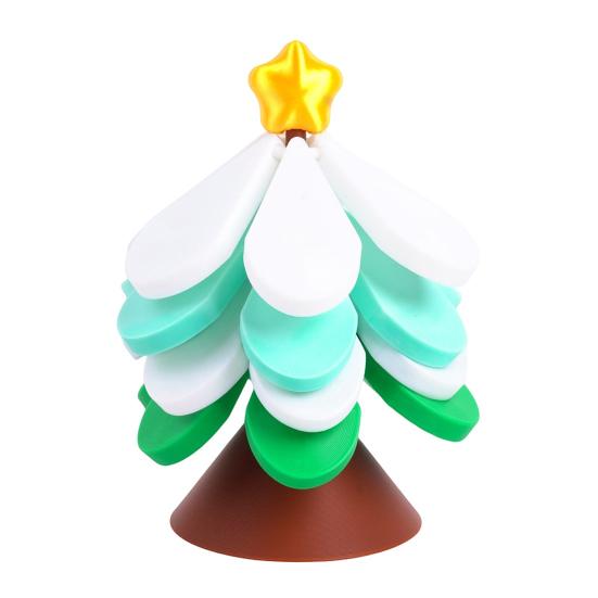 Silicone Trivets with Stand Christmas Tree Insulation Mat Festive Pot Holders for Kitchen Dining Holiday Gift Idea