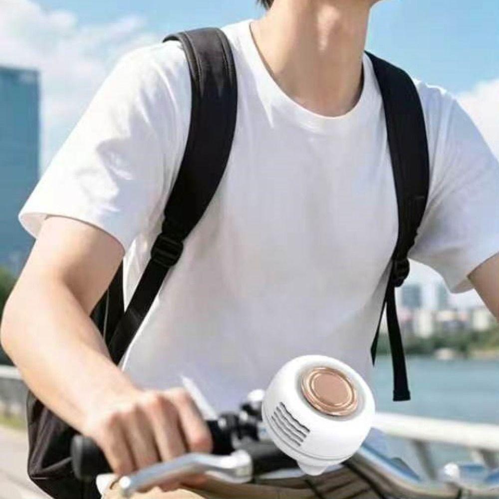 Mute Personal Cooling Clip Fan Bladeless Hanging Waist Fan Handheld Air Cooler  Indoor Outdoor Use