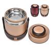 Vacuum Bento Lunch Box 304 Stainless Steel 3 Layer Portable Insulated Food Jar For Students Office Worker Work Travel Picnic