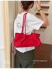 Korean Women's Casual Nylon High-End Tote Bag: Stylish, Large-Capacity, Single Shoulder Commute Handbag
