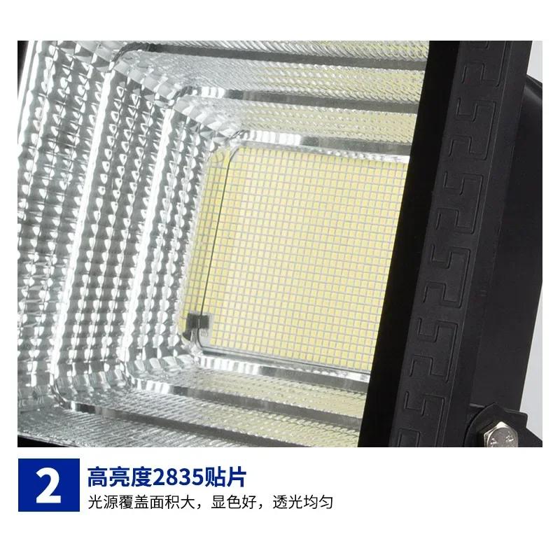 50-500W Solar Powered Spotlight Remote Control Solar Flood Lights Outdoor Waterproof IP67 Villa Street Lighting Adjustable Angle