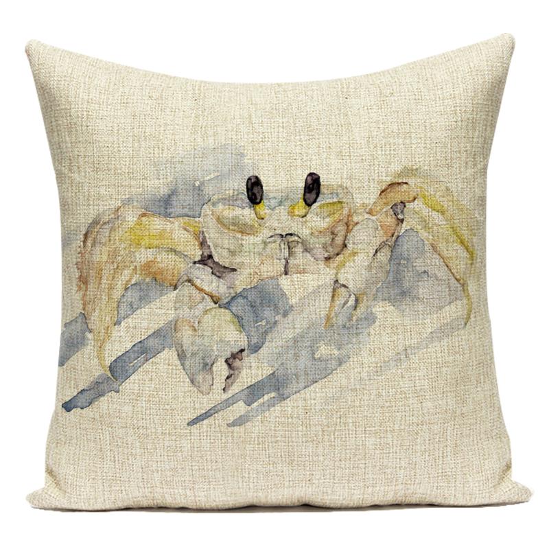 Flowers Plant Animals Whale Cats Horse Owl Decorative Pillows Polyester Cushion Cover for Sofa Home Living Room Almofadas