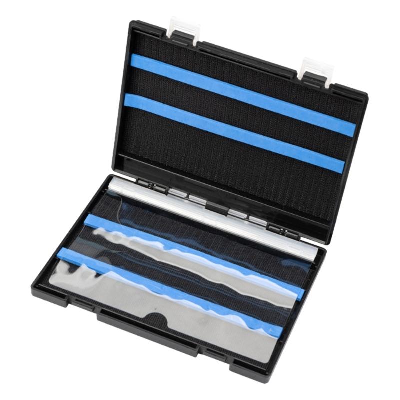 

Fishing Lures Box Portable Jig Head Hook Storage Case Multifunction Fishing Tackle Tray Double Side Fly Lures Container 1