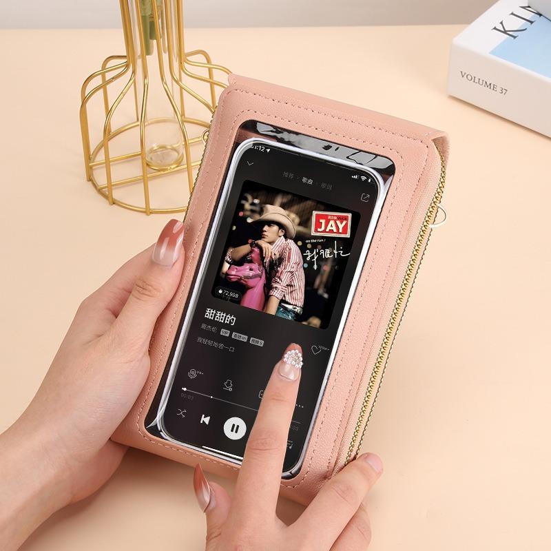 ENDAYCON Touchscreen Handy Tasche Damen Kleine Umhängetasche Niedliche Kleine Tasche für Handys Mode Schlüssel Tasche