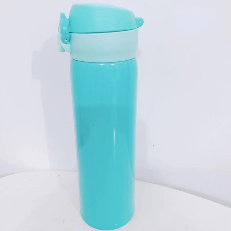Edelstahl Kaffeetasse Thermobecher 500ml Vakuumflaschen Tragbare Edelstahl Thermoskanne Wasserflasche Reise Teebecher Büro Thermobecher
